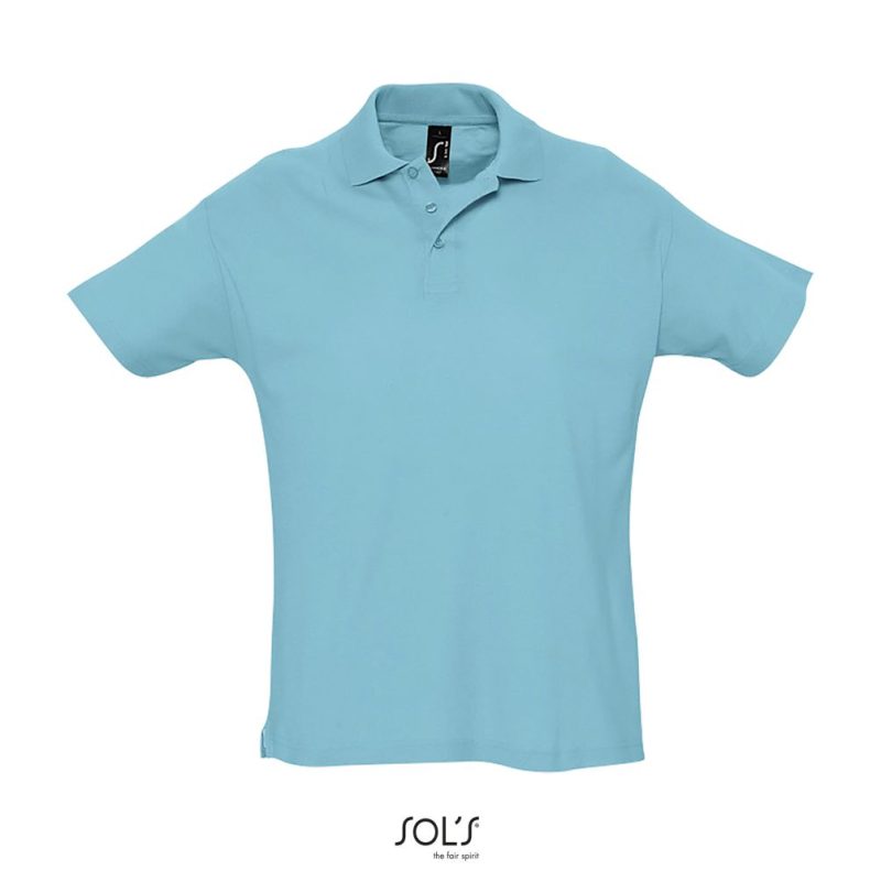 Polo Hombre Manga Corta Summer Ii Sols - Azul Atolón - Sols