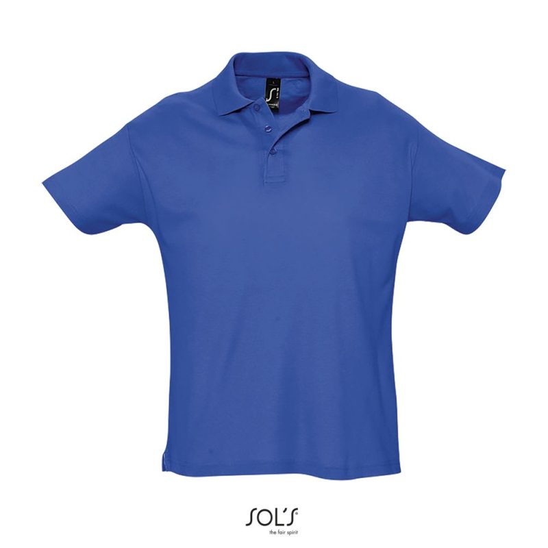 Polo Hombre Manga Corta Summer Ii Sols - Azul Royal - Sols