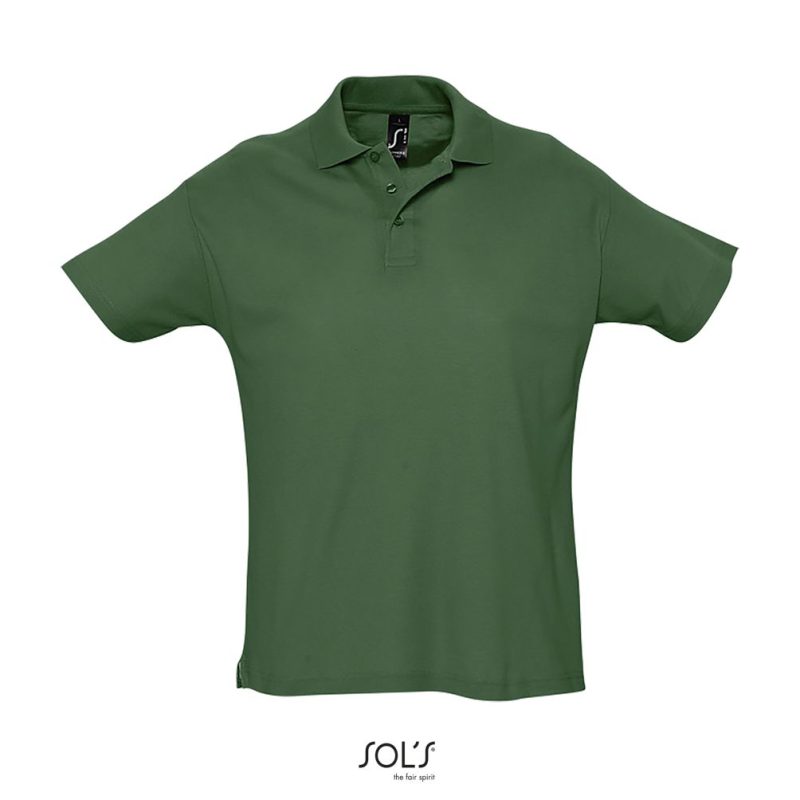 Polo Hombre Manga Corta Summer Ii Sols - Verde Golf - Sols