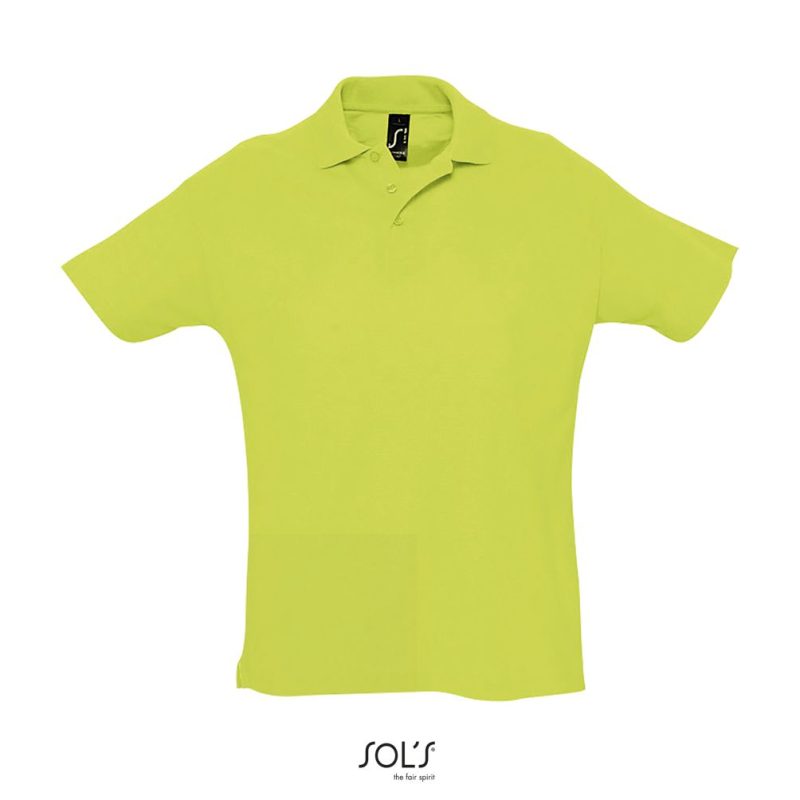 Polo Hombre Manga Corta Summer Ii Sols - Verde Manzana - Sols