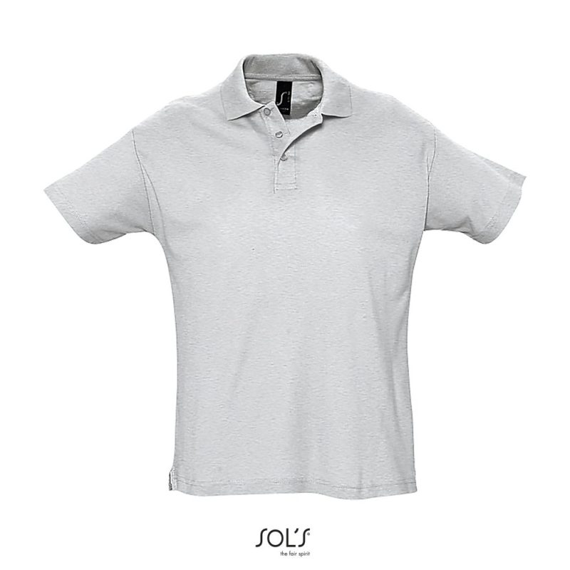 Polo Hombre Manga Corta Summer Ii Sols - Ash - Sols