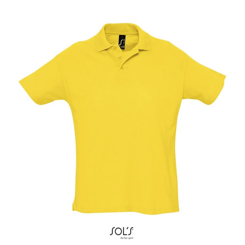 Polo Hombre Manga Corta Summer Ii Sols - Amarillo - Sols