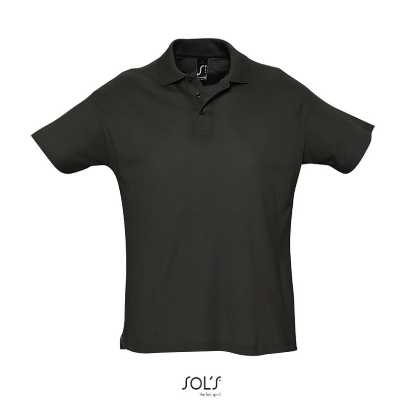 Polo Hombre Manga Corta Summer Ii Sols - Negro - Sols