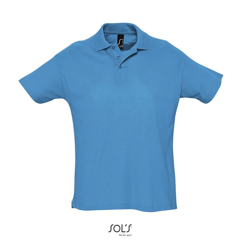 Polo Hombre Manga Corta Summer Ii Sols - Aqua - Sols