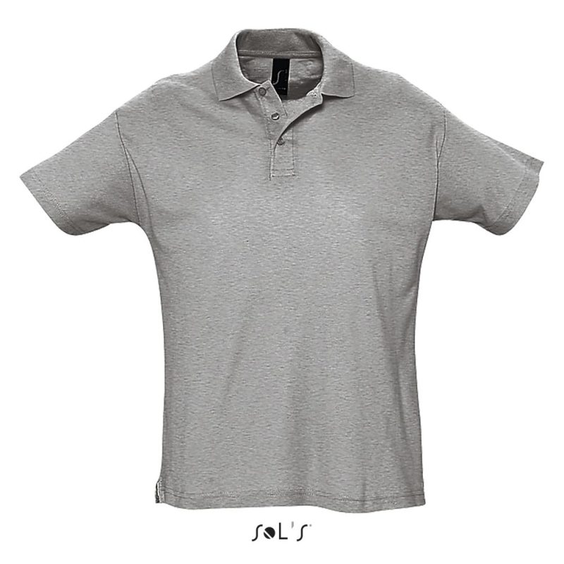 Polo Hombre Manga Corta Summer Ii Sols - Gris Mezcla - Sols