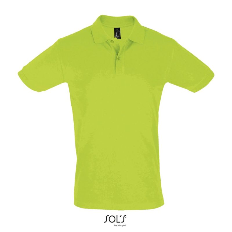 Polo Hombre Manga Corta Perfect Men Sols - Verde Manzana - Sols