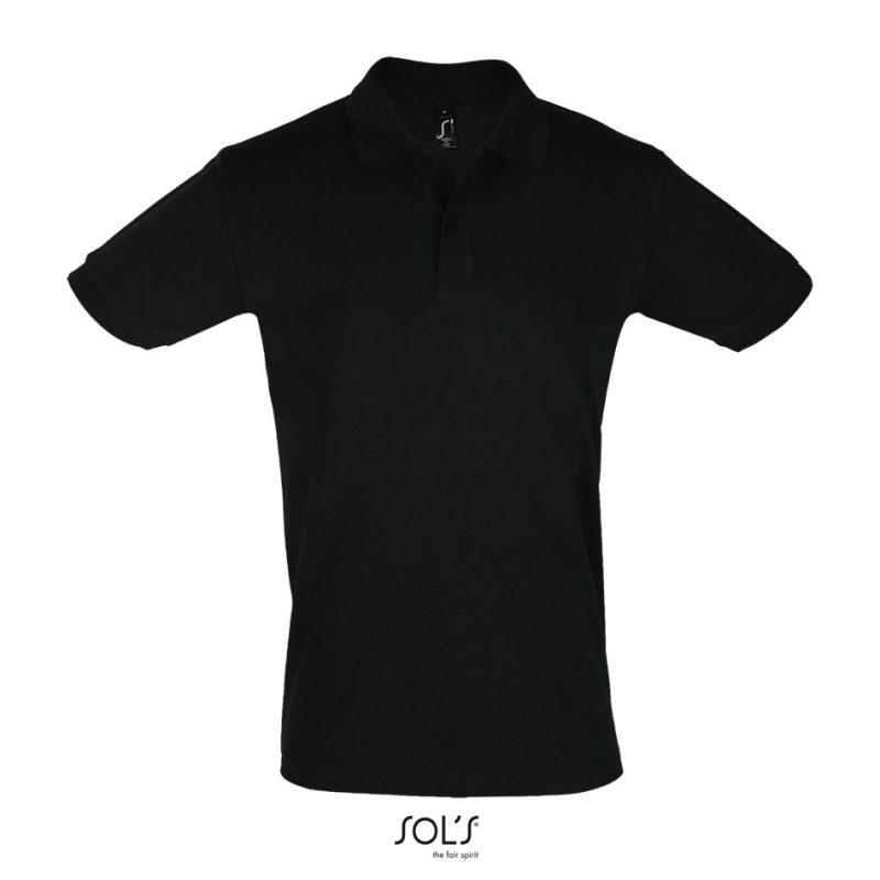 Polo Hombre Manga Corta Perfect Men Sols - Negro - Sols