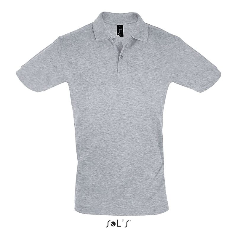 Polo Hombre Manga Corta Perfect Men Sols - Gris Mezcla - Sols