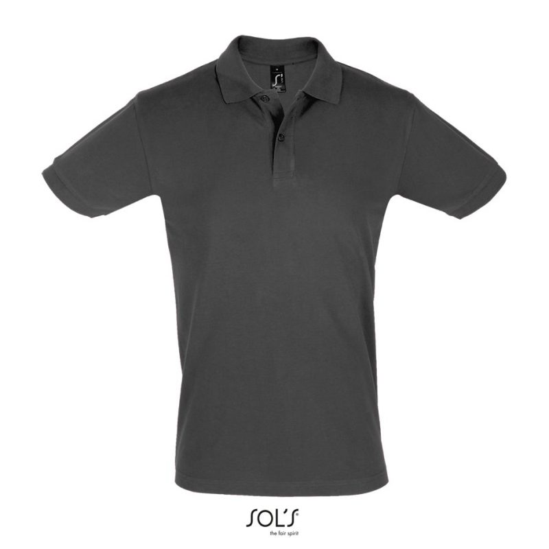 Polo Hombre Manga Corta Perfect Men Sols - Gris Oscuro - Sols
