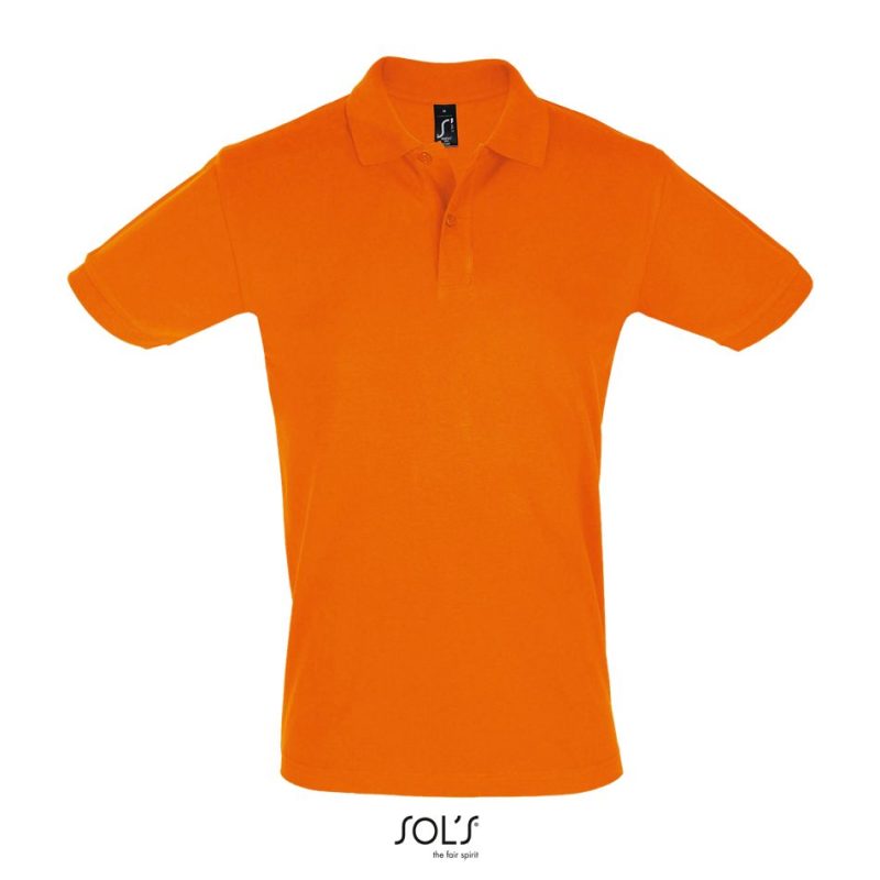 Polo Hombre Manga Corta Perfect Men Sols - Naranja - Sols