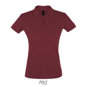 Polo Mujer Manga Corta Perfect Women Sols - Burdeos - Sols