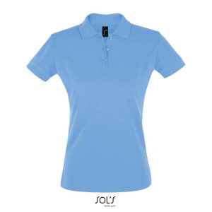 Polo Mujer Manga Corta Perfect Women Sols - Azul Cielo - Sols