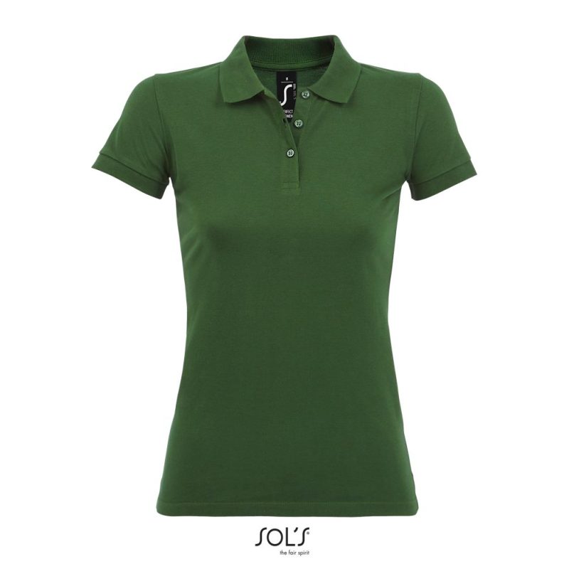 Polo Mujer Manga Corta Perfect Women Sols - Verde Botella - Sols