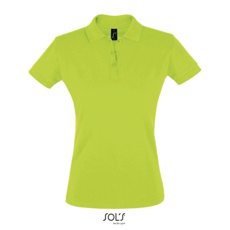 Polo Mujer Manga Corta Perfect Women Sols - Verde Manzana - Sols