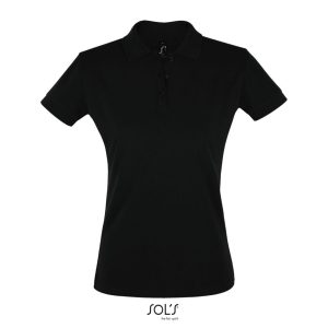 Polo Mujer Manga Corta Perfect Women Sols - Negro - Sols