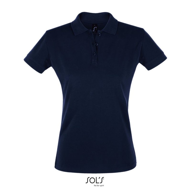 Polo Mujer Manga Corta Perfect Women Sols - French Marino - Sols