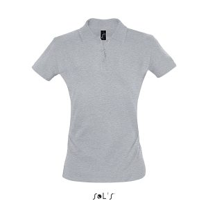 Polo Mujer Manga Corta Perfect Women Sols - Gris Mezcla - Sols