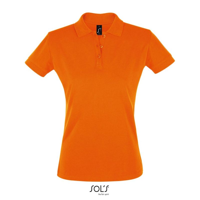 Polo Mujer Manga Corta Perfect Women Sols - Naranja - Sols