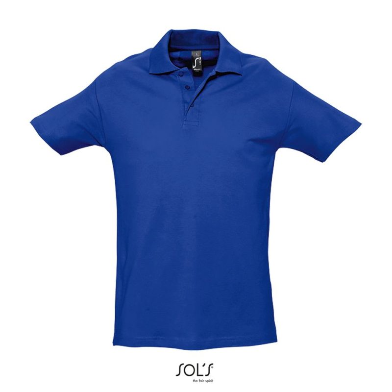 Polo Hombre Spring Ii Sols - Azul Royal - Sols