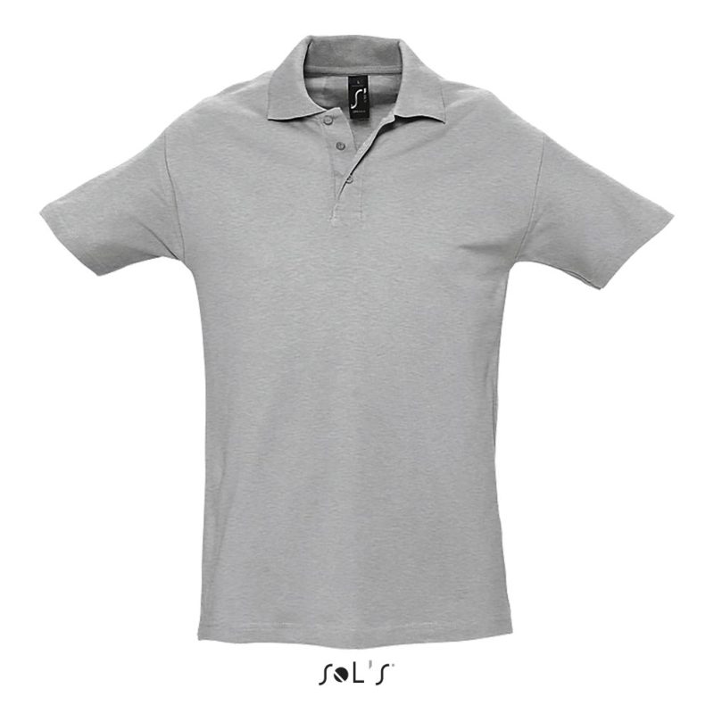 Polo Hombre Spring Ii Sols - Gris Mezcla - Sols