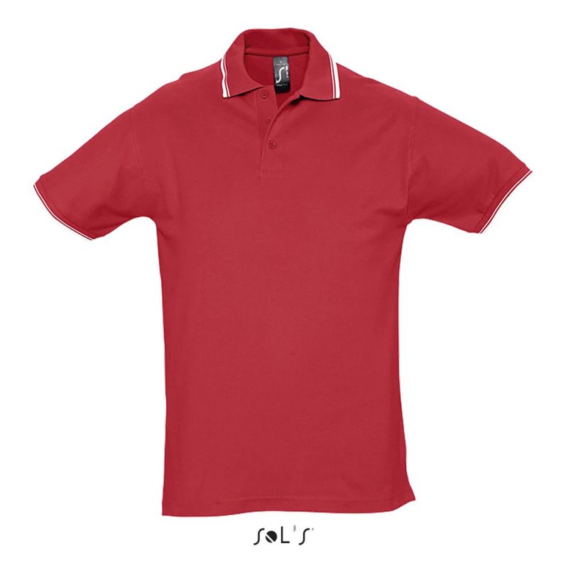 Polo Para Hombre Practice Sols - Rojo - Sols