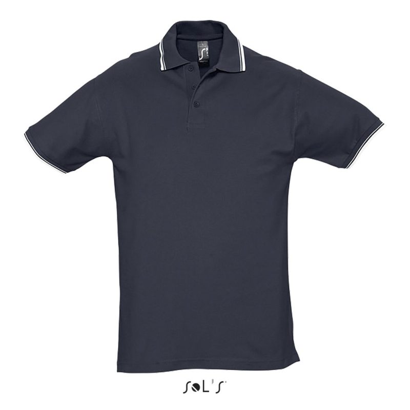 Polo Para Hombre Practice Sols - Azul Marino - Sols