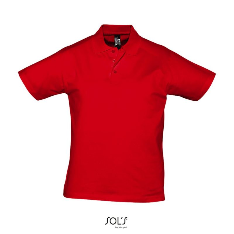 Polo Para Hombre Prescott Men Sols - Rojo - Sols