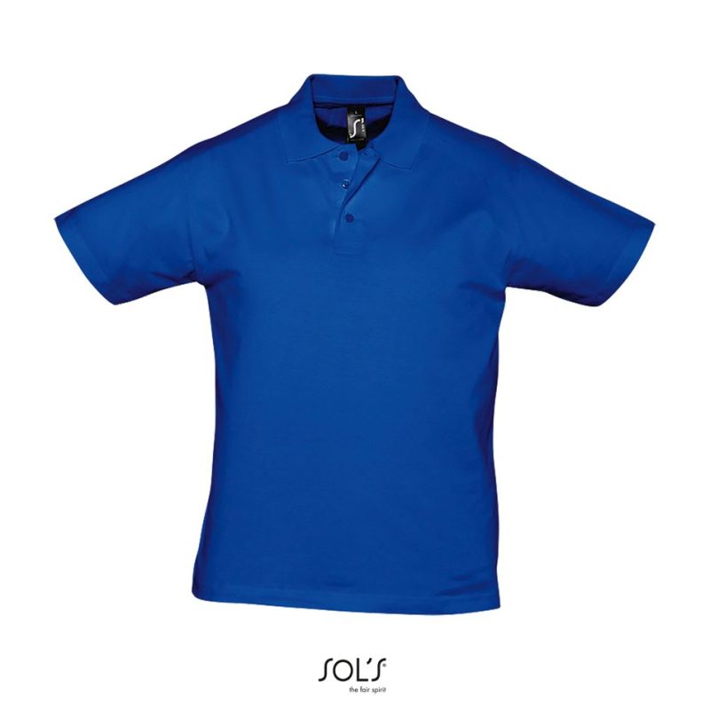 Polo Para Hombre Prescott Men Sols - Azul Royal - Sols