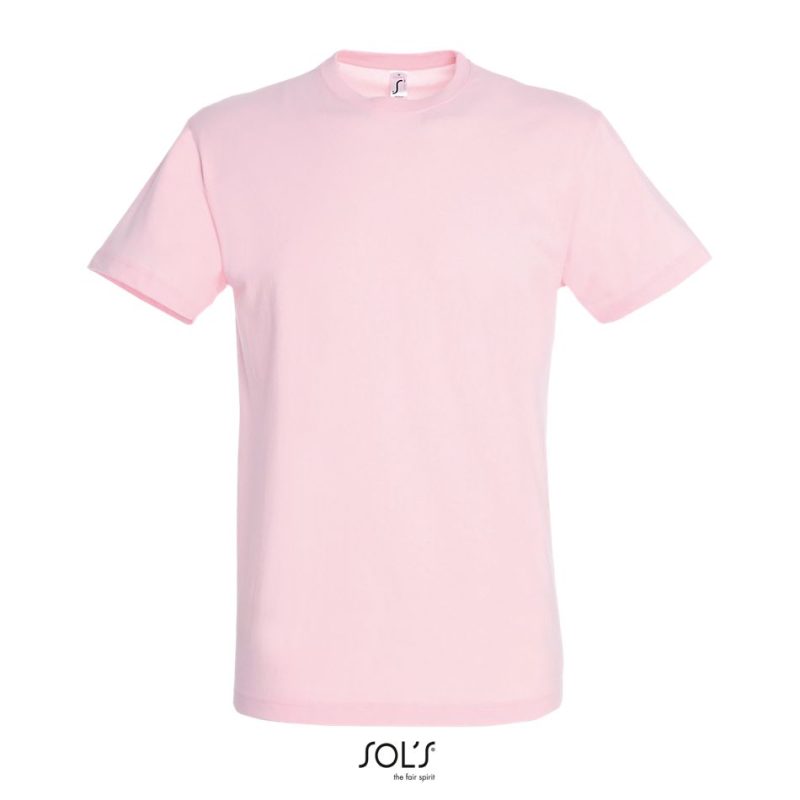 Camiseta Unisex Cuello Redondo Regent Sols - Rosa Palido - Sols