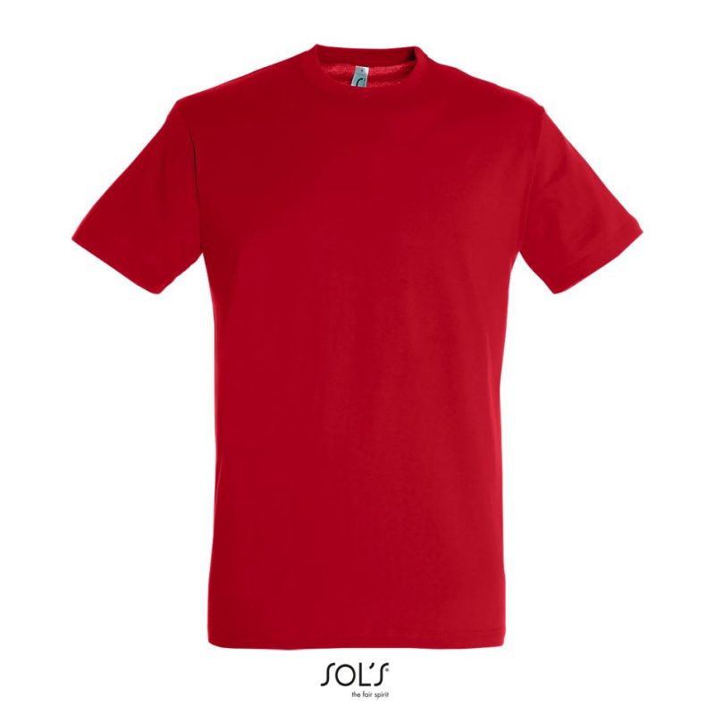 Camiseta Unisex Cuello Redondo Regent Sols - Rojo - Sols