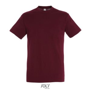 Camiseta Unisex Cuello Redondo Regent Sols - Burdeos - Sols