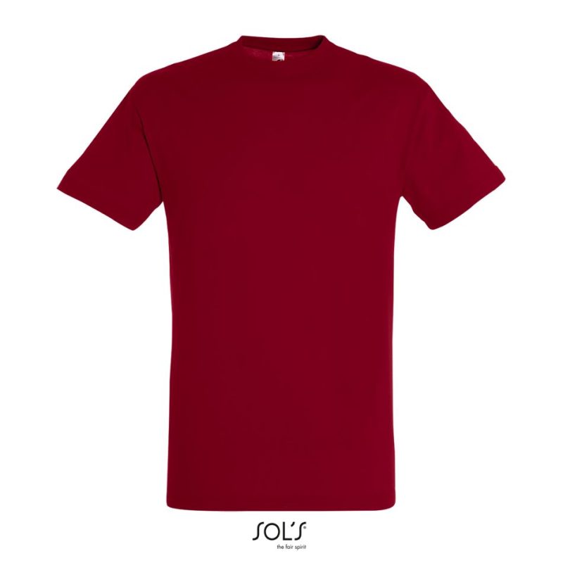 Camiseta Unisex Cuello Redondo Regent Sols - Rojo Tango - Sols