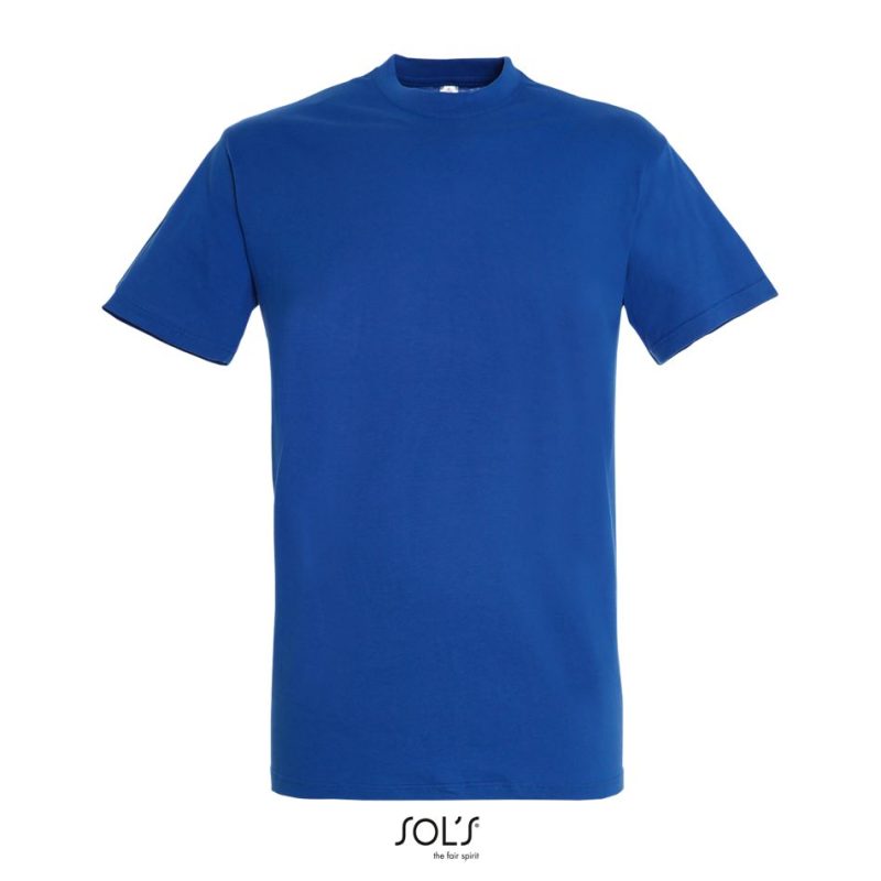 Camiseta Unisex Cuello Redondo Regent Sols - Azul Royal - Sols