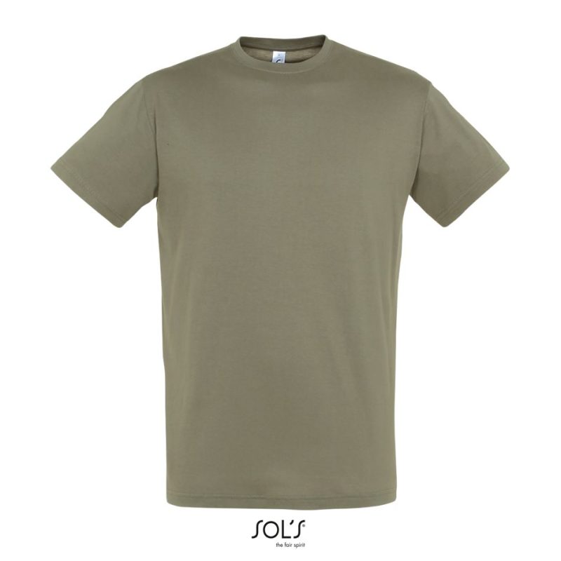 Camiseta Unisex Cuello Redondo Regent Sols - Caqui - Sols