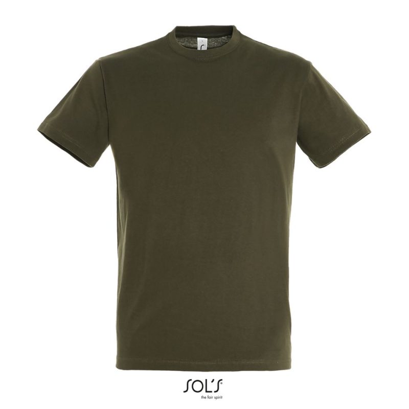 Camiseta Unisex Cuello Redondo Regent Sols - Army - Sols