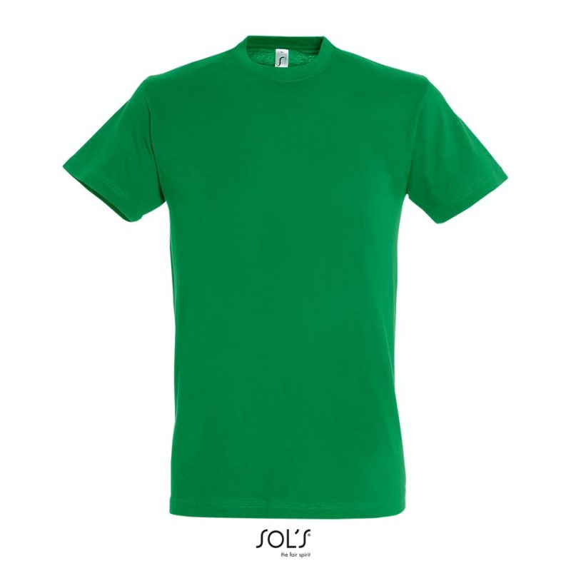 Camiseta Unisex Cuello Redondo Regent Sols - Verde Pradera - Sols