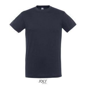 Camiseta Unisex Cuello Redondo Regent Sols - Azul Marino - Sols