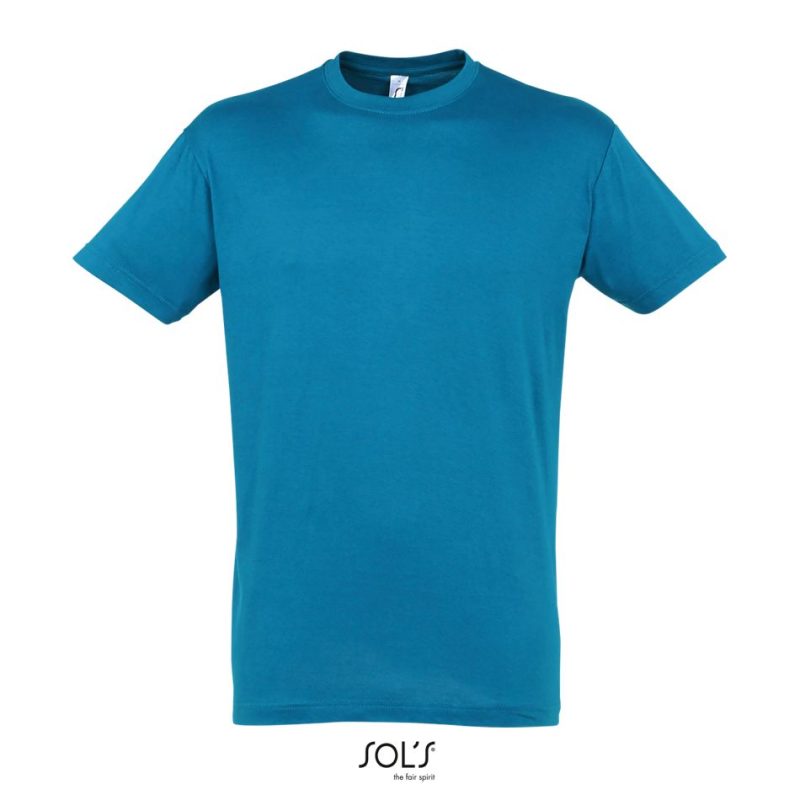 Camiseta Unisex Cuello Redondo Regent Sols - Aqua - Sols