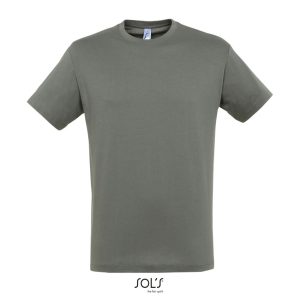 Camiseta Unisex Cuello Redondo Regent Sols - Zinc - Sols