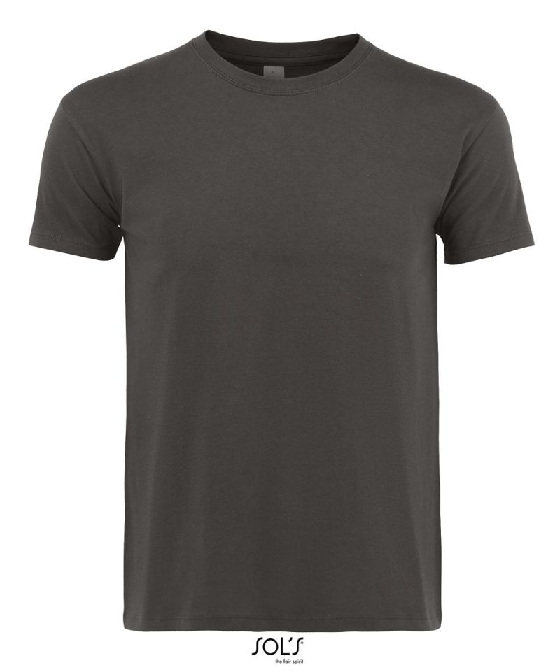 Camiseta Unisex Cuello Redondo Regent Sols - Gris Oscuro - Sols