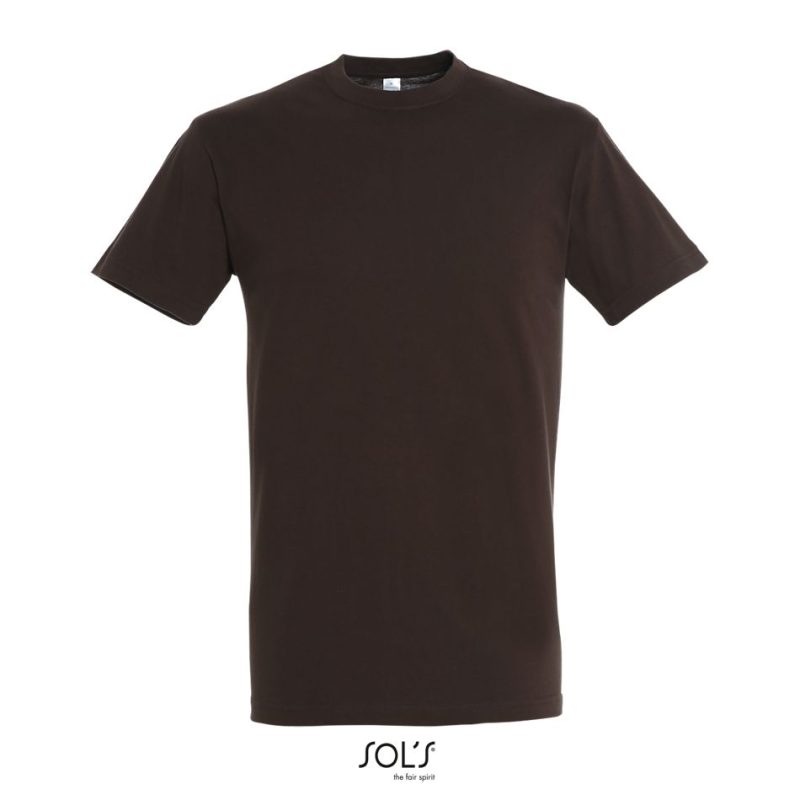 Camiseta Unisex Cuello Redondo Regent Sols - Chocolate - Sols