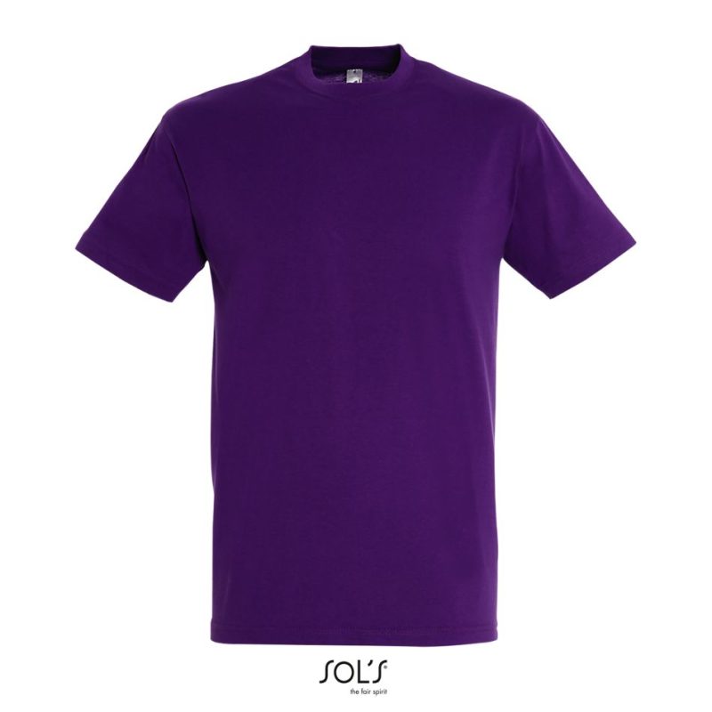 Camiseta Unisex Cuello Redondo Regent Sols - Morado Oscuro - Sols
