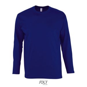 Camiseta Hombre Cuello Redondo Manga Larga Monarch Sols - Ultramarino - Sols