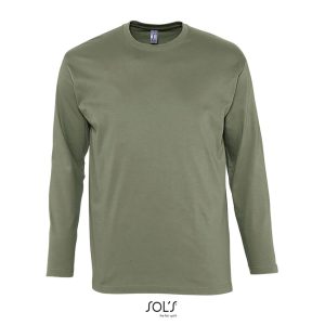 Camiseta Hombre Cuello Redondo Manga Larga Monarch Sols - Caqui - Sols