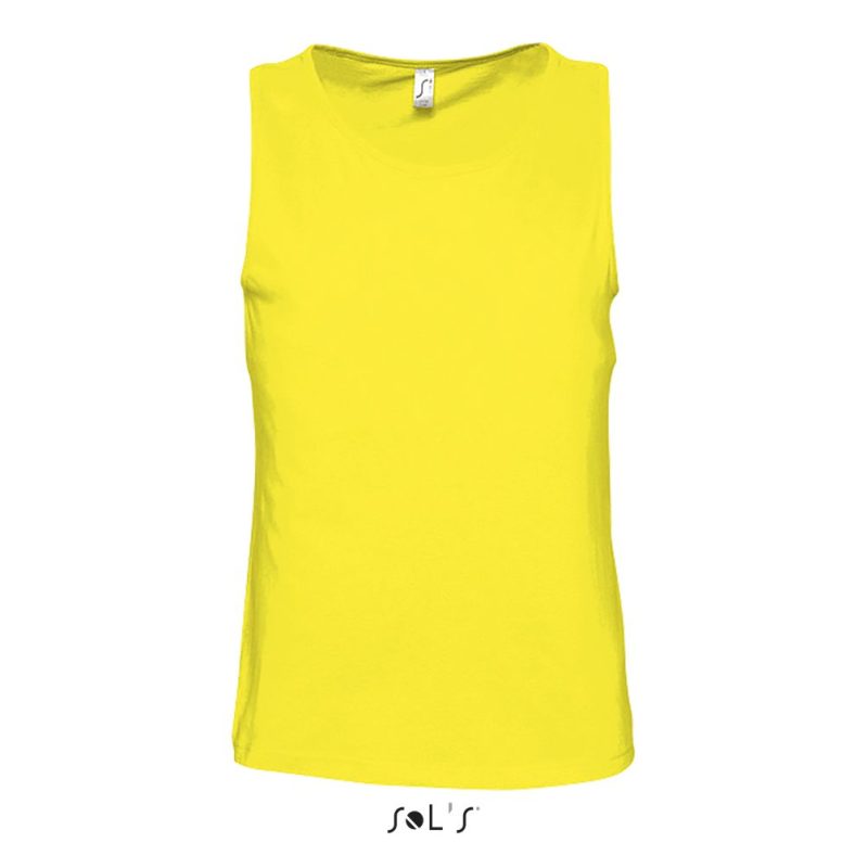 Camiseta Hombre Sin Mangas Justin Sols - Limón - Sols