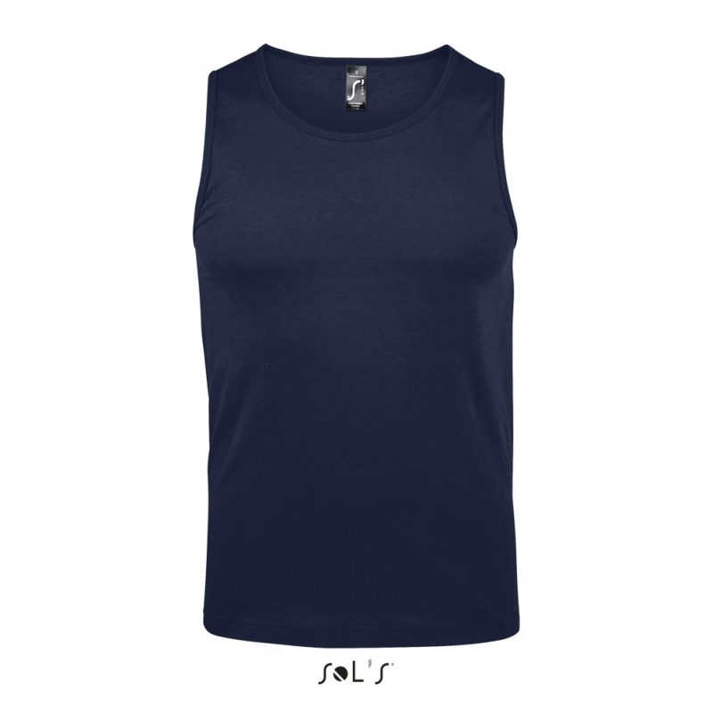 Camiseta Hombre Sin Mangas Justin Sols - French Marino - Sols