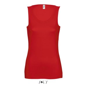 Camiseta Mujer Sin Mangas Jane Sols - Rojo - Sols