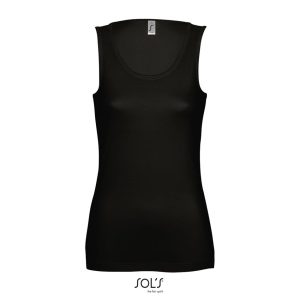 Camiseta Mujer Sin Mangas Jane Sols - Negro Profundo - Sols