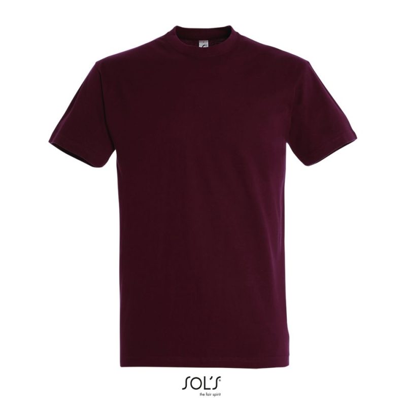 Camiseta Hombre Cuello Redondo Imperial Sols - Burdeos - Sols