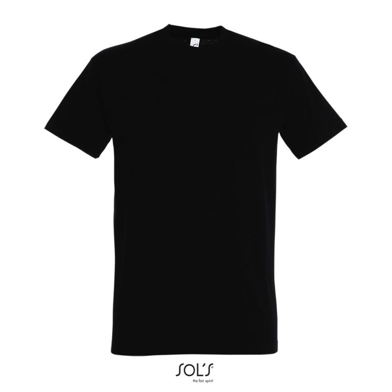 Camiseta Hombre Cuello Redondo Imperial Sols - Negro Profundo - Sols